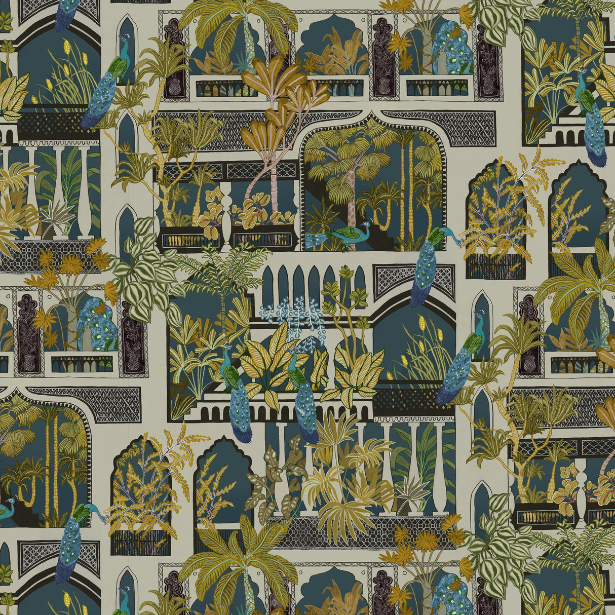 Kravet PEACOCK ARCHES 21 Wallpaper