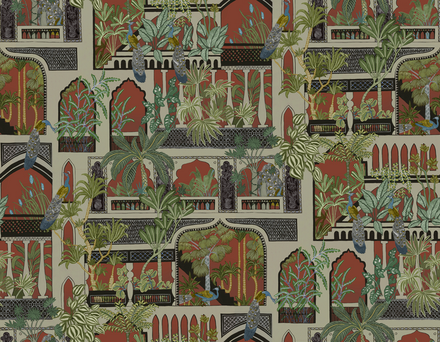 Kravet PEACOCK ARCHES 41 Wallpaper