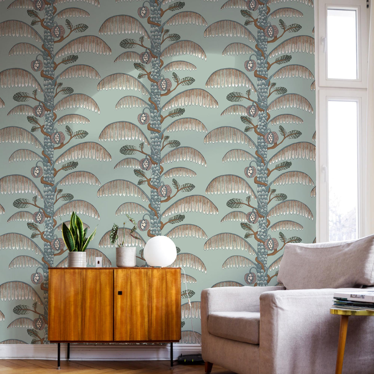 Kravet PALM STRIPE 01 Wallpaper