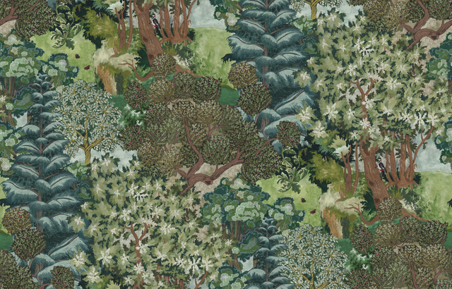 Kravet MISERDEN TREES 01 Wallpaper
