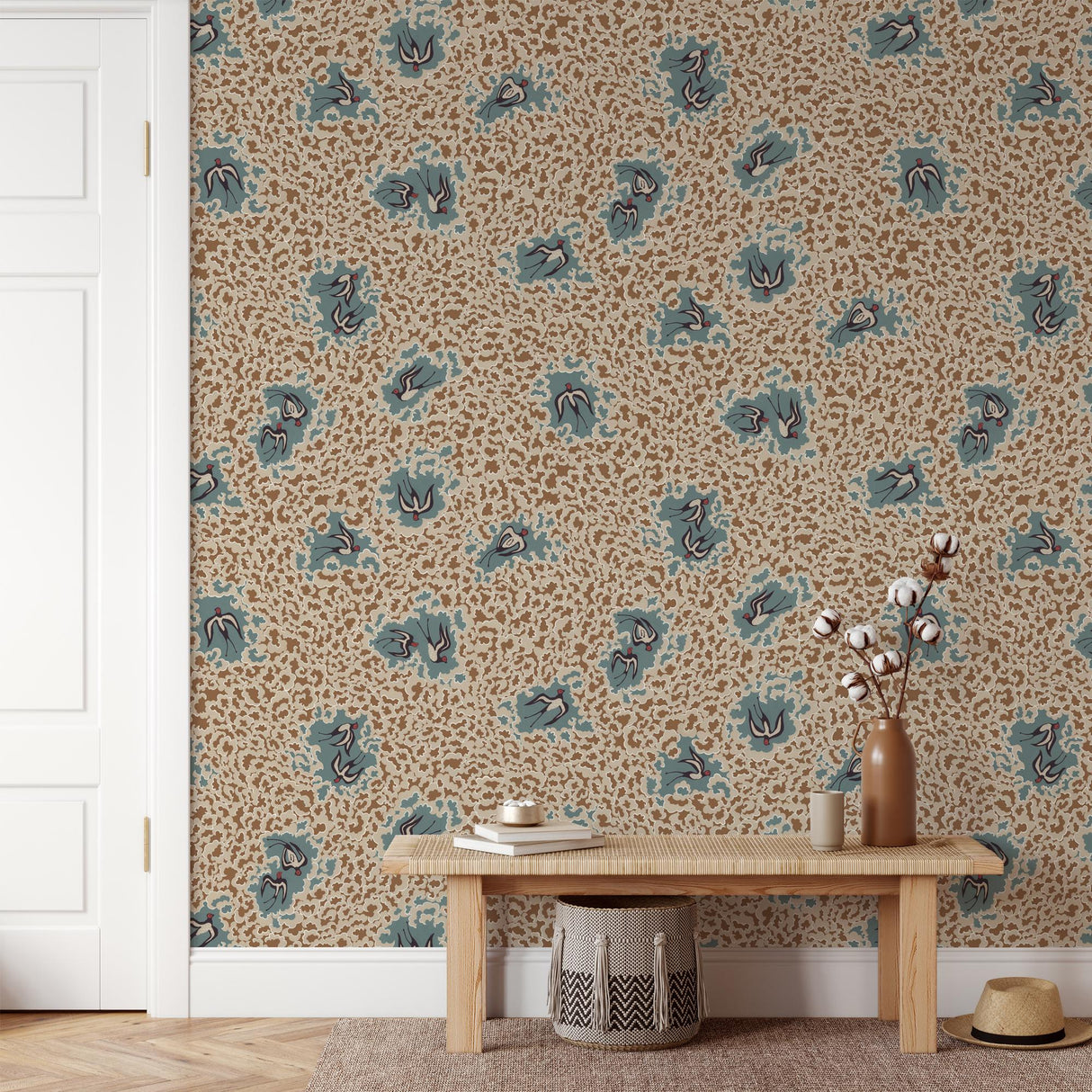 Kravet BEAS SWALLOWS 01 Wallpaper