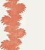 Lee Jofa PALMYRA WP ORANGE Wallpaper