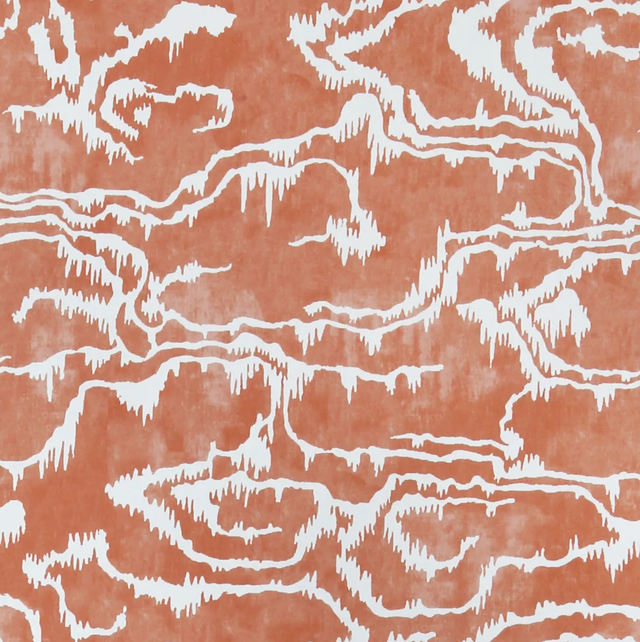 Lee Jofa RIVIERE WP ORANGE Wallpaper