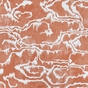 Lee Jofa RIVIERE WP ORANGE Wallpaper