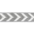 Kravet CHEVRON VELVET TAPE GREY Trim