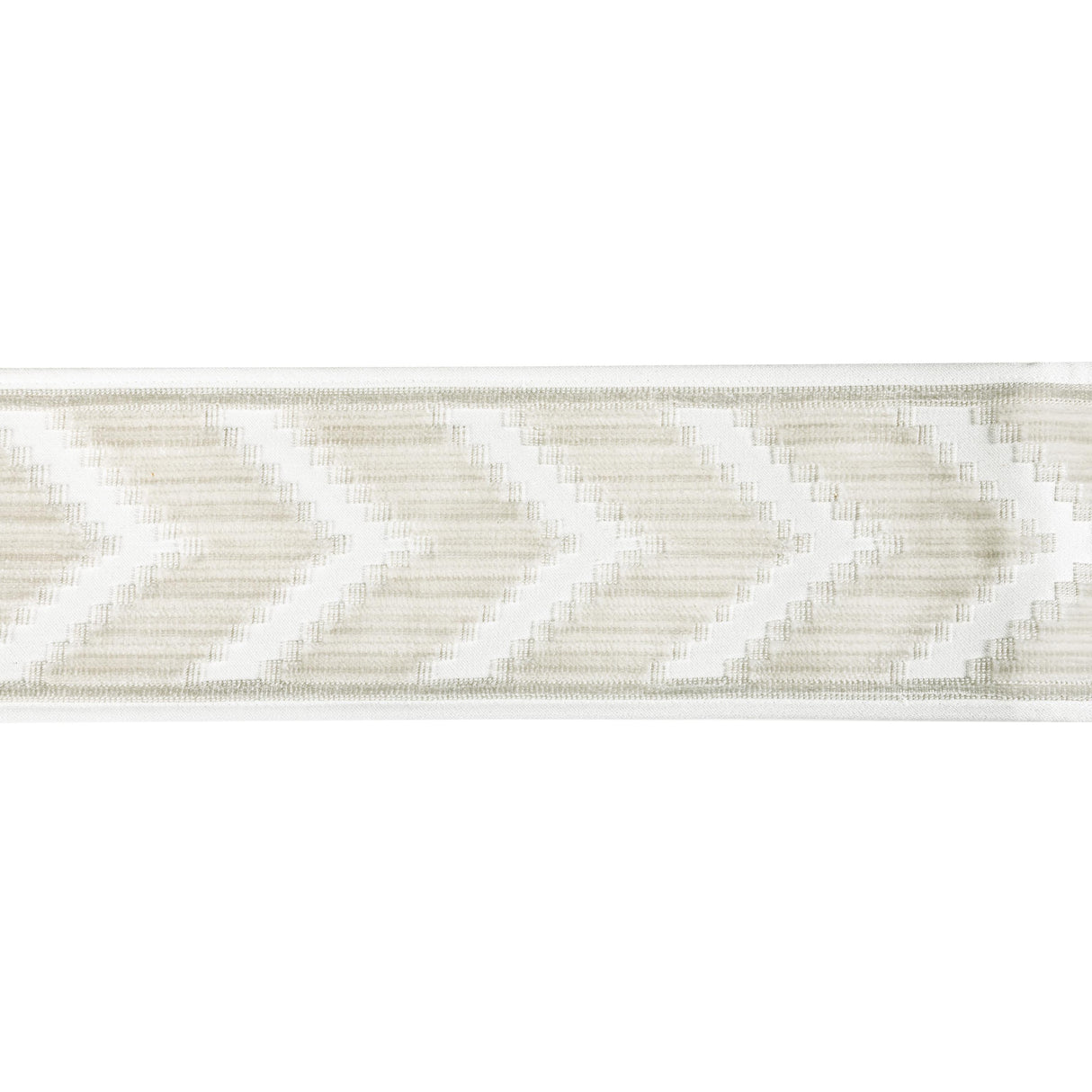 Kravet CHEVRON VELVET TAPE BLANC Trim
