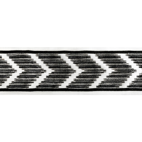 Kravet CHEVRON VELVET TAPE NOIR Trim