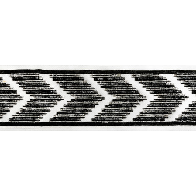 Kravet CHEVRON VELVET TAPE NOIR Trim