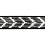 Kravet CHEVRON VELVET TAPE NOIR Trim