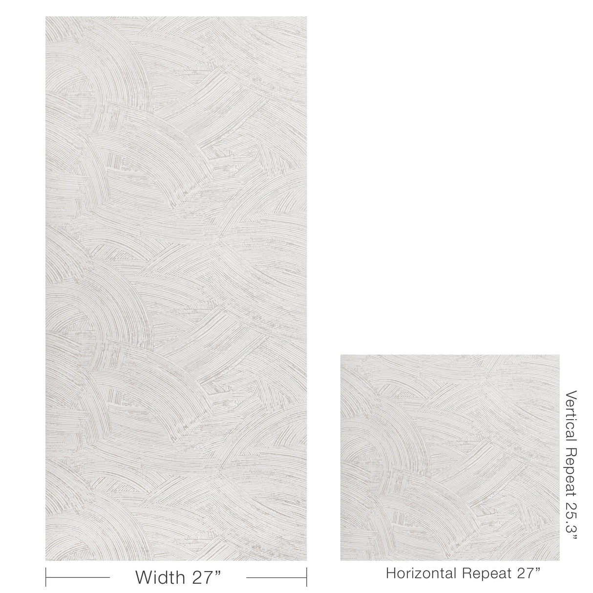 Kravet MODERN SWIRL WP SILVER Wallpaper
