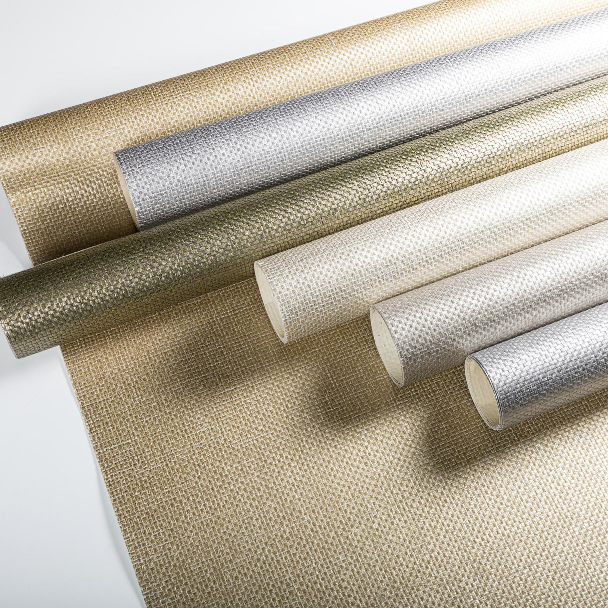 Kravet METALLIC WEAVE PEWTER Wallpaper