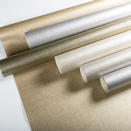 Kravet METALLIC WEAVE PEWTER Wallpaper