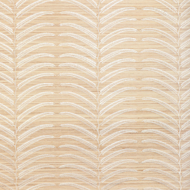 Kravet PLANTAE EMB SISAL IVORY Wallpaper