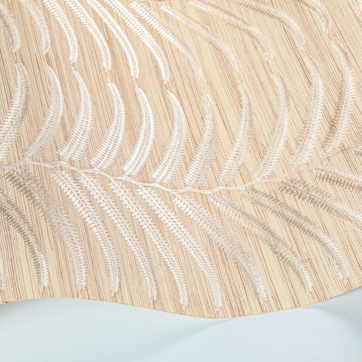 Kravet PLANTAE EMB SISAL IVORY Wallpaper