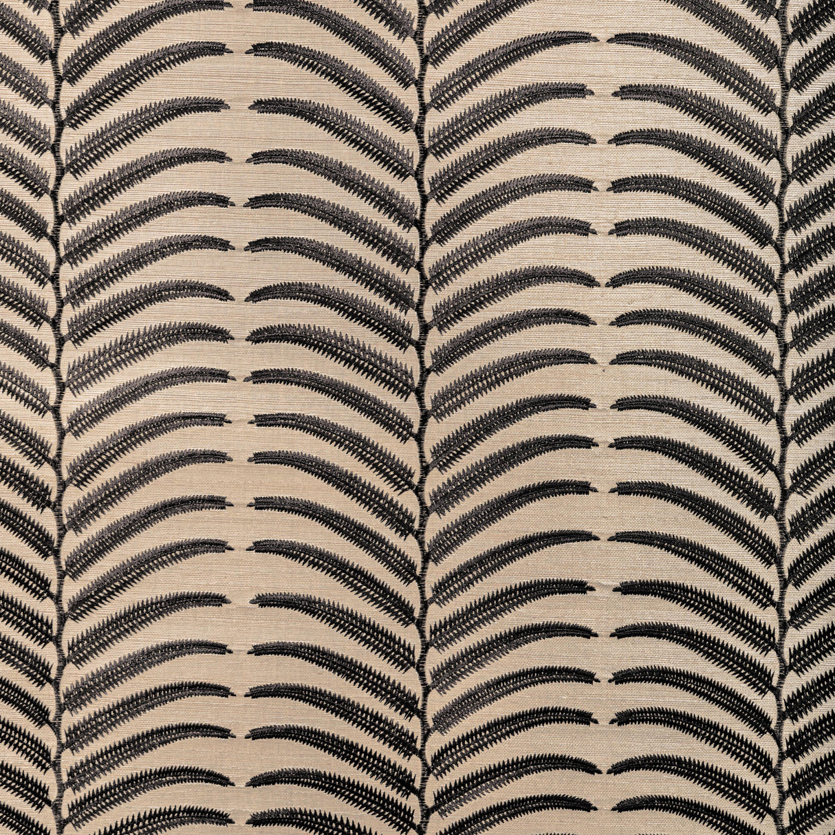 Kravet PLANTAE EMB SISAL NOIR Wallpaper
