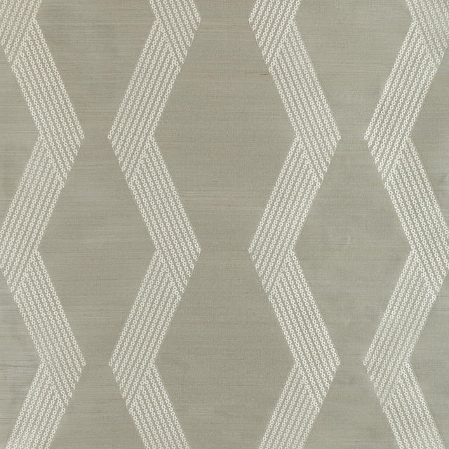 Kravet CHAINLINK EMB SISAL GREY Wallpaper