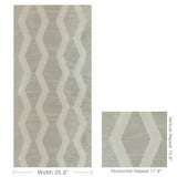 Kravet CHAINLINK EMB SISAL GREY Wallpaper