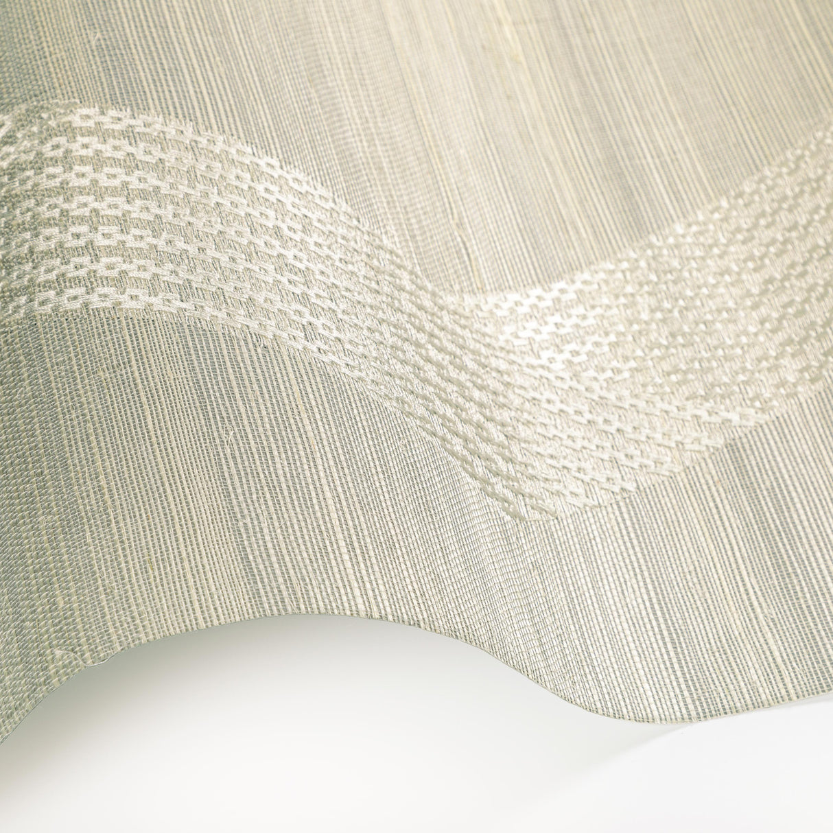 Kravet CHAINLINK EMB SISAL ICE Wallpaper