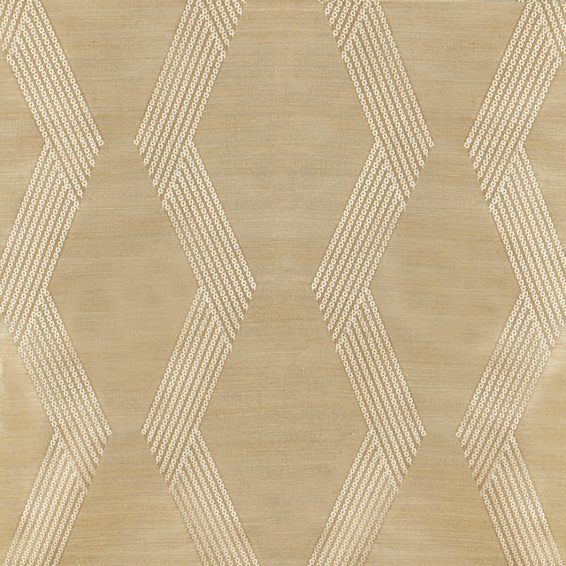 Kravet CHAINLINK EMB SISAL GOLD Wallpaper