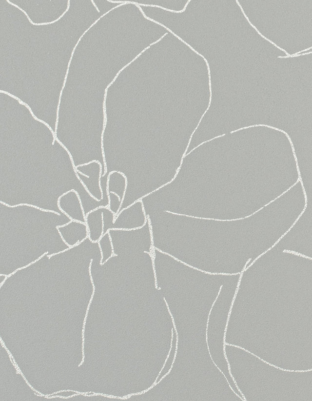 Winfield Thybony GARDEN SOFT GRAY Wallpaper