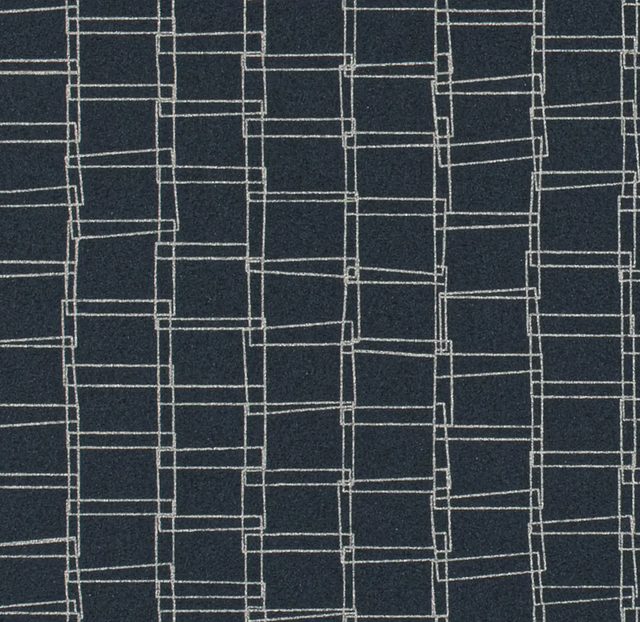 Winfield Thybony LOOPED INK BLUE Wallpaper