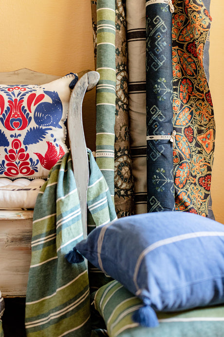 MindTheGap ROOTS Natural linen Fabric