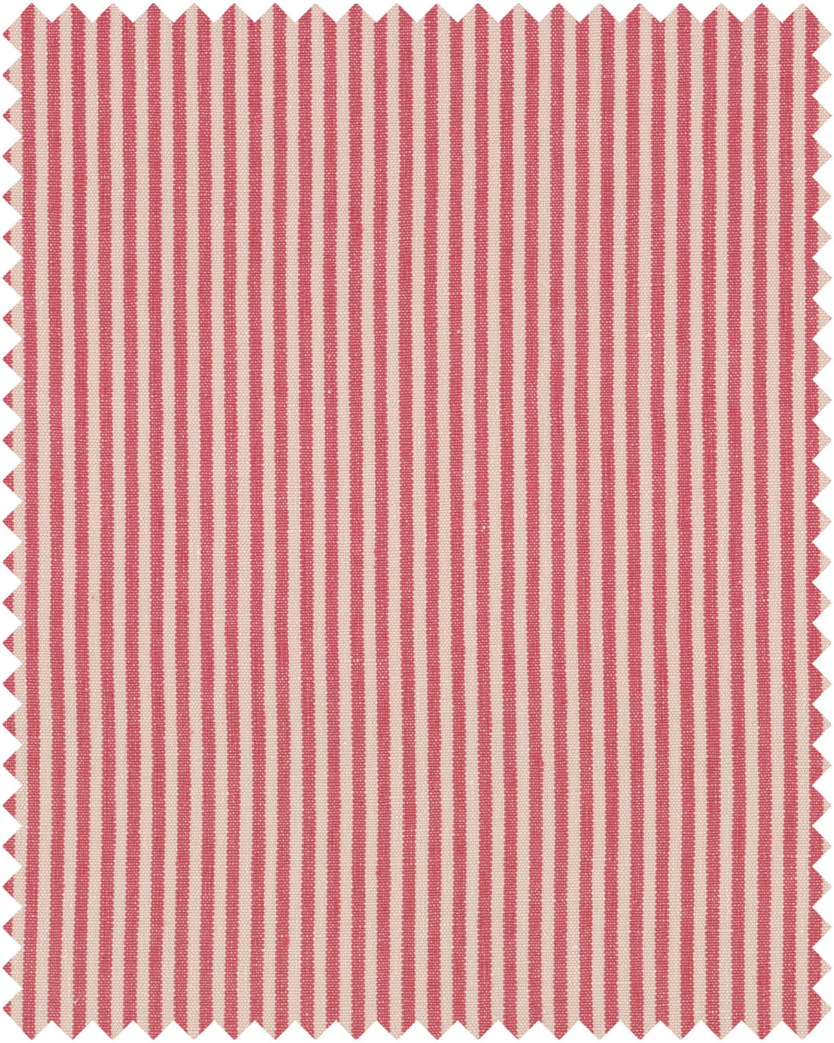 MindTheGap RHUBARB STRIPE Heavy Linen Natural linen Fabric