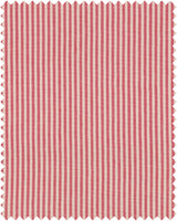 MindTheGap RHUBARB STRIPE Heavy Linen Natural linen Fabric