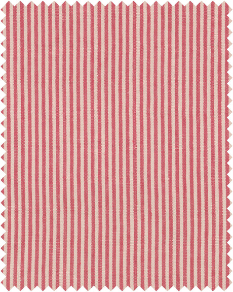 MindTheGap RHUBARB STRIPE Heavy Linen Natural linen Fabric