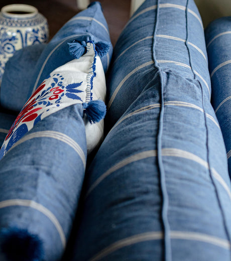 MindTheGap KATALIN STRIPE Heavy Linen Natural linen Fabric