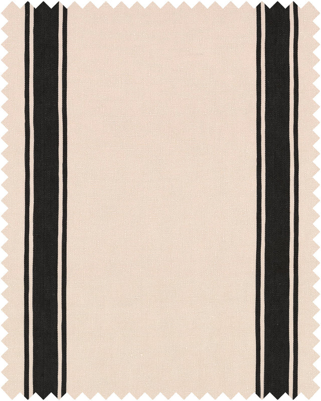 MindTheGap HAJDU STRIPE Heavy Linen Natural linen Fabric