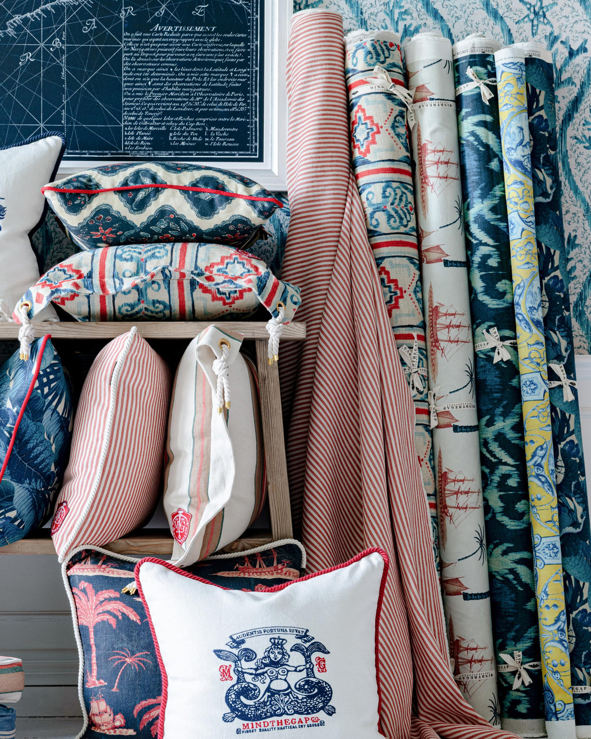MindTheGap AEGEAN Natural Fabric Fabric