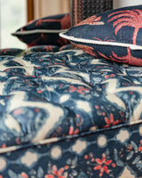 MindTheGap PHOENICIA BATIK Natural linen Fabric