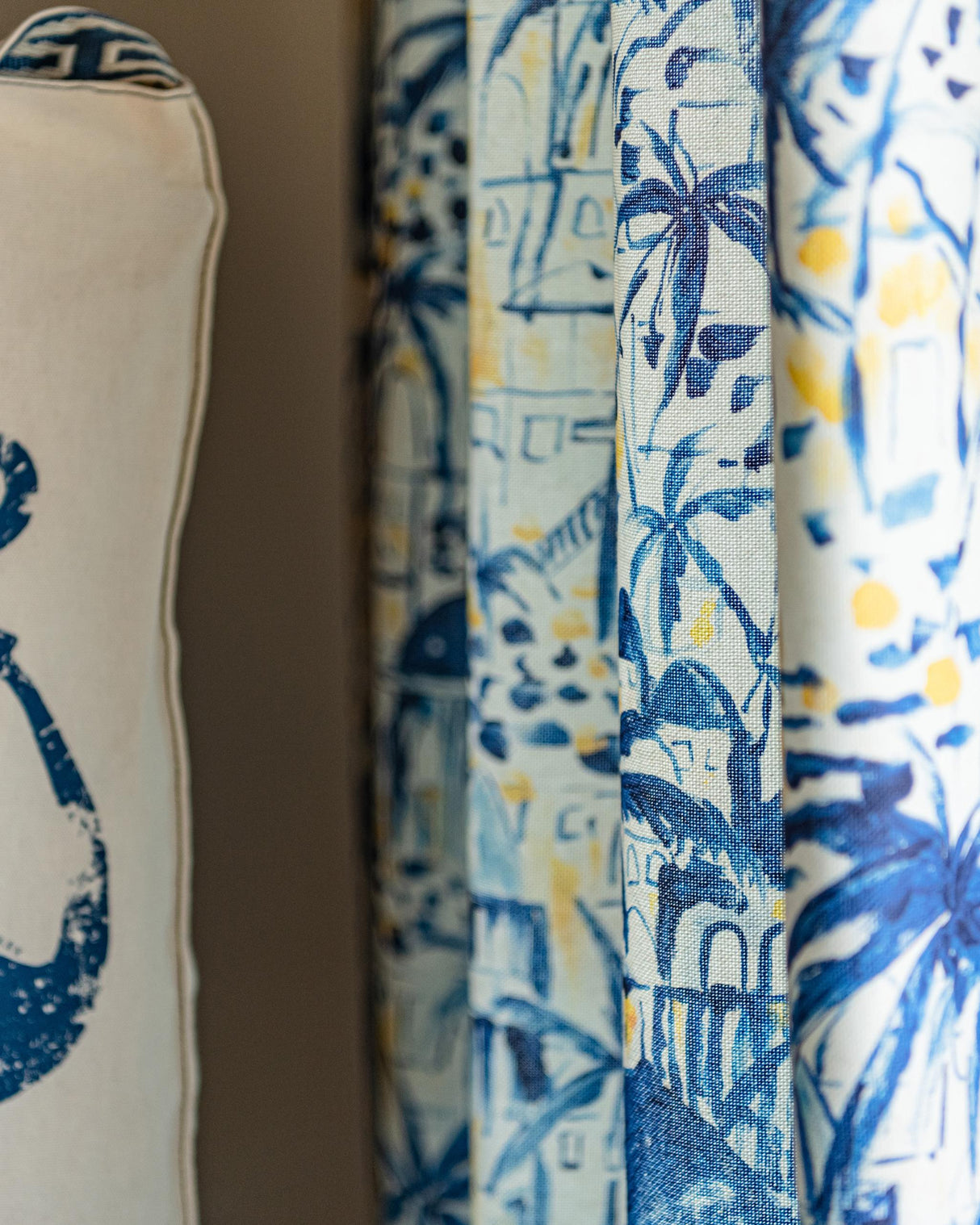 MindTheGap RHODES Natural Fabric Fabric