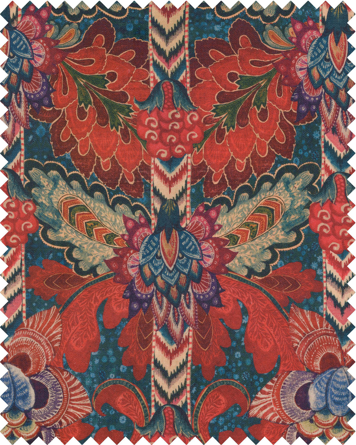 MindTheGap PSYCHEDELIA Natural linen Fabric