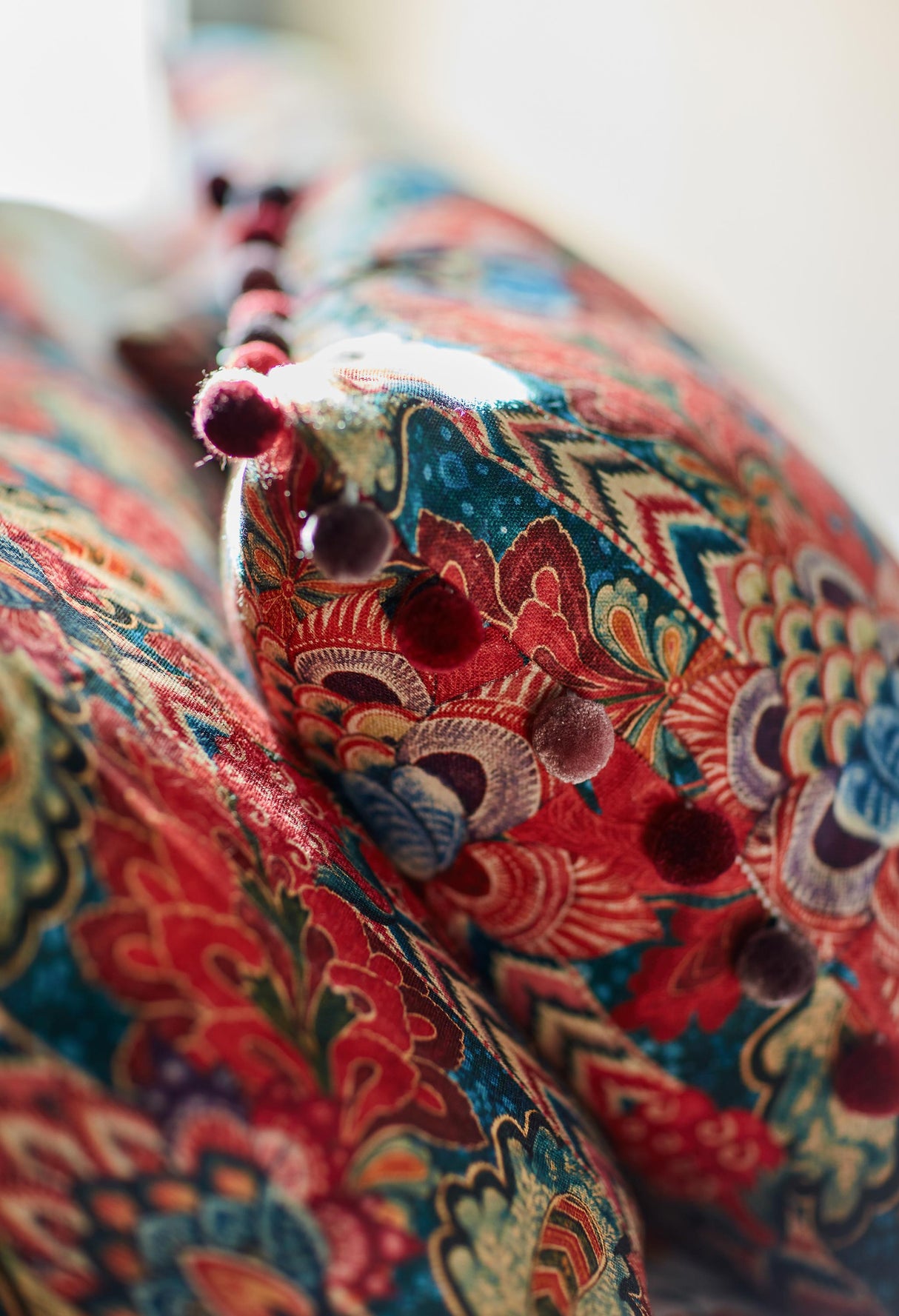 MindTheGap PSYCHEDELIA Natural linen Fabric