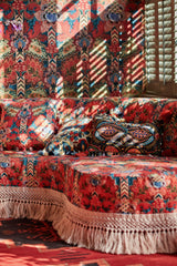 MindTheGap PSYCHEDELIA Natural linen Fabric