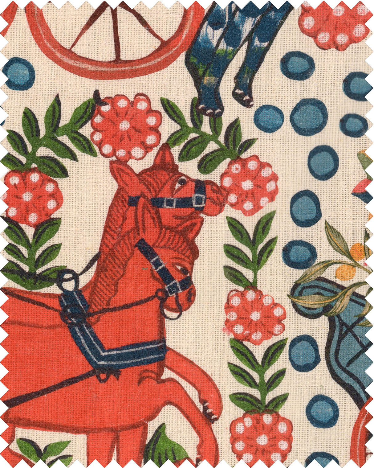 MindTheGap FASNACHT Natural linen Fabric