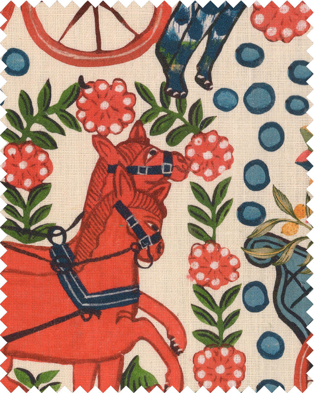 MindTheGap FASNACHT Natural linen Fabric