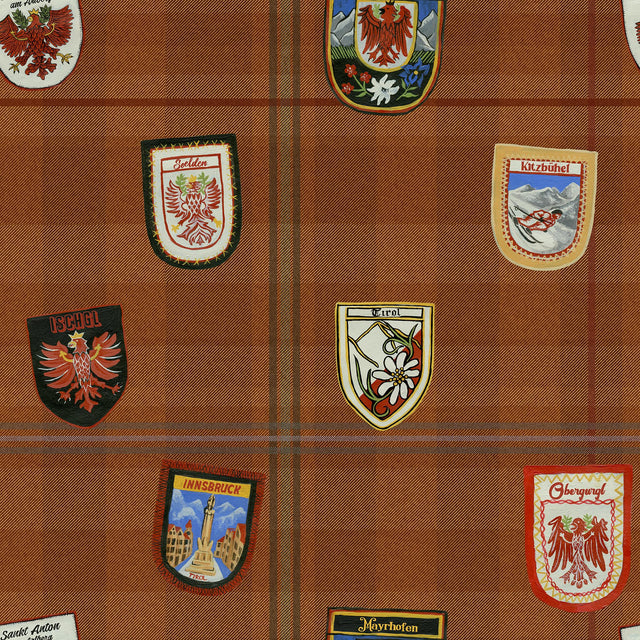 MindTheGap ALPBACH Burnt Orange TYROL Wallpaper