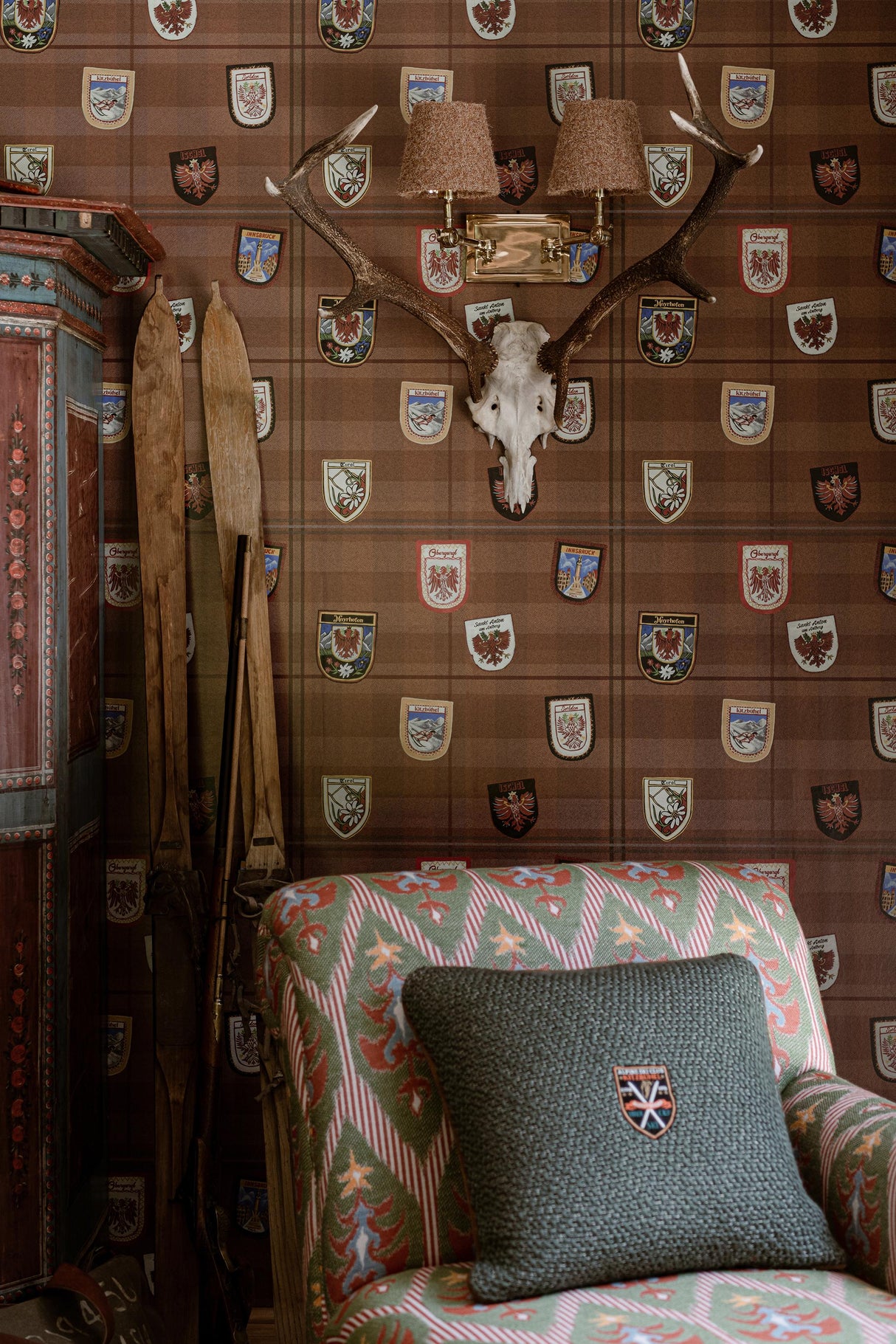 MindTheGap ALPBACH Burnt Orange TYROL Wallpaper