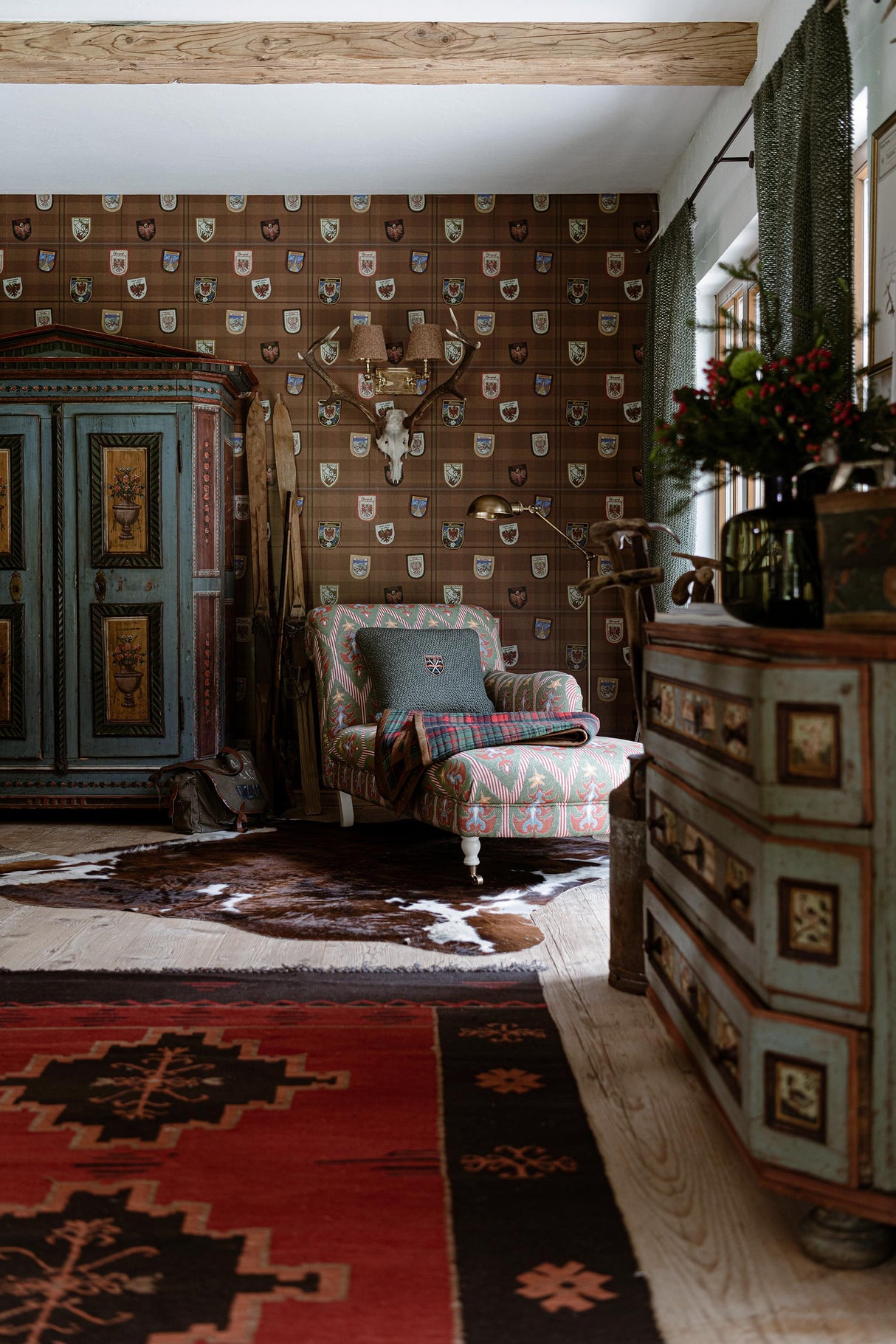 MindTheGap ALPBACH Burnt Orange TYROL Wallpaper