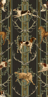 MindTheGap MOUNTAIN DOGS Peat Black TYROL Wallpaper
