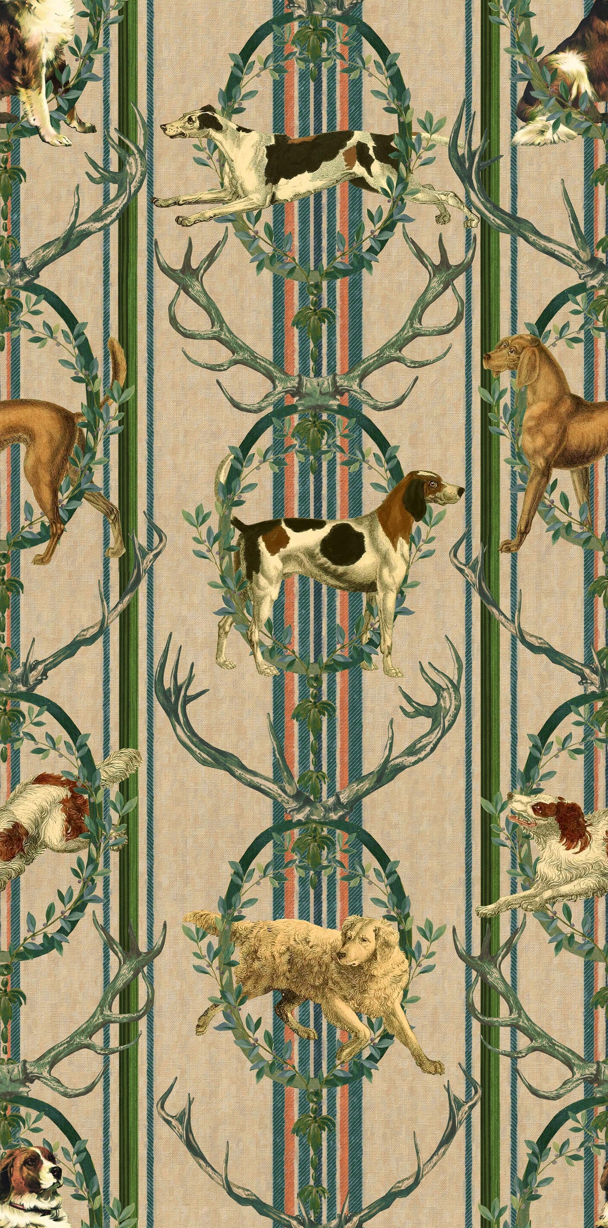 MindTheGap MOUNTAIN DOGS Taupe TYROL Wallpaper