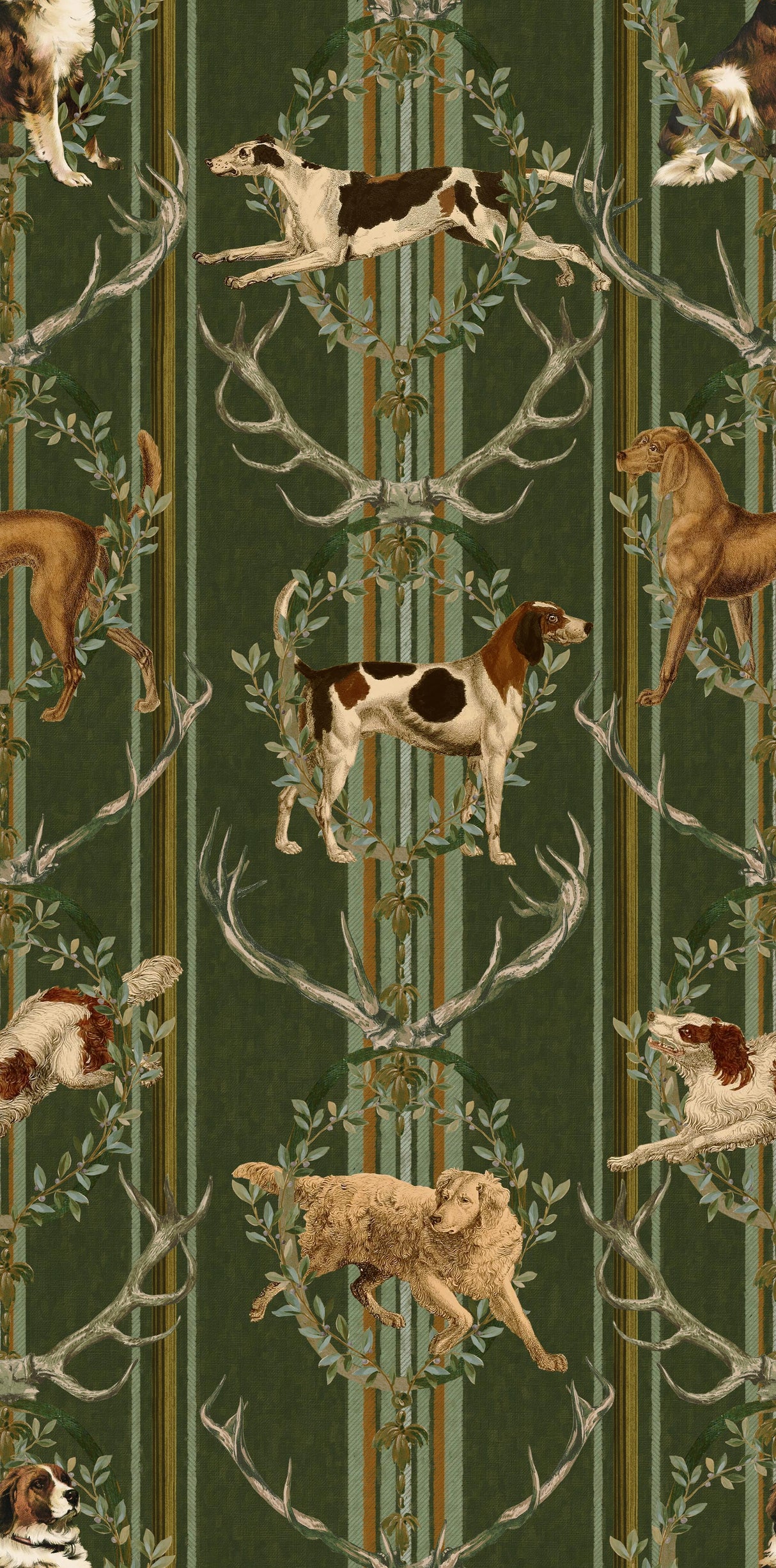 MindTheGap MOUNTAIN DOGS Cypress Green TYROL Wallpaper