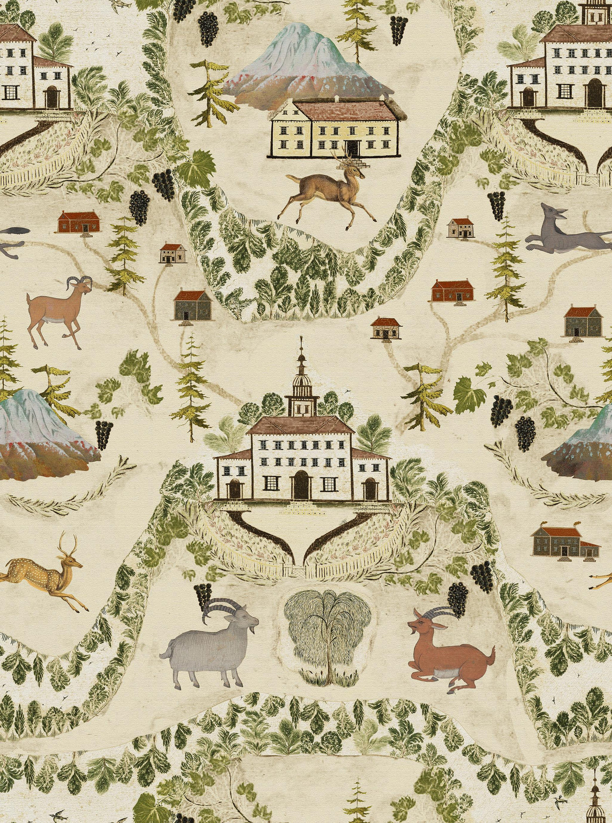 MindTheGap GALTR OF TYROL Taupe TYROL Wallpaper