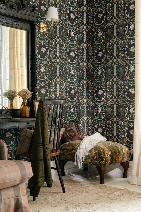 MindTheGap EDELWEISS Cypress Green TYROL Wallpaper