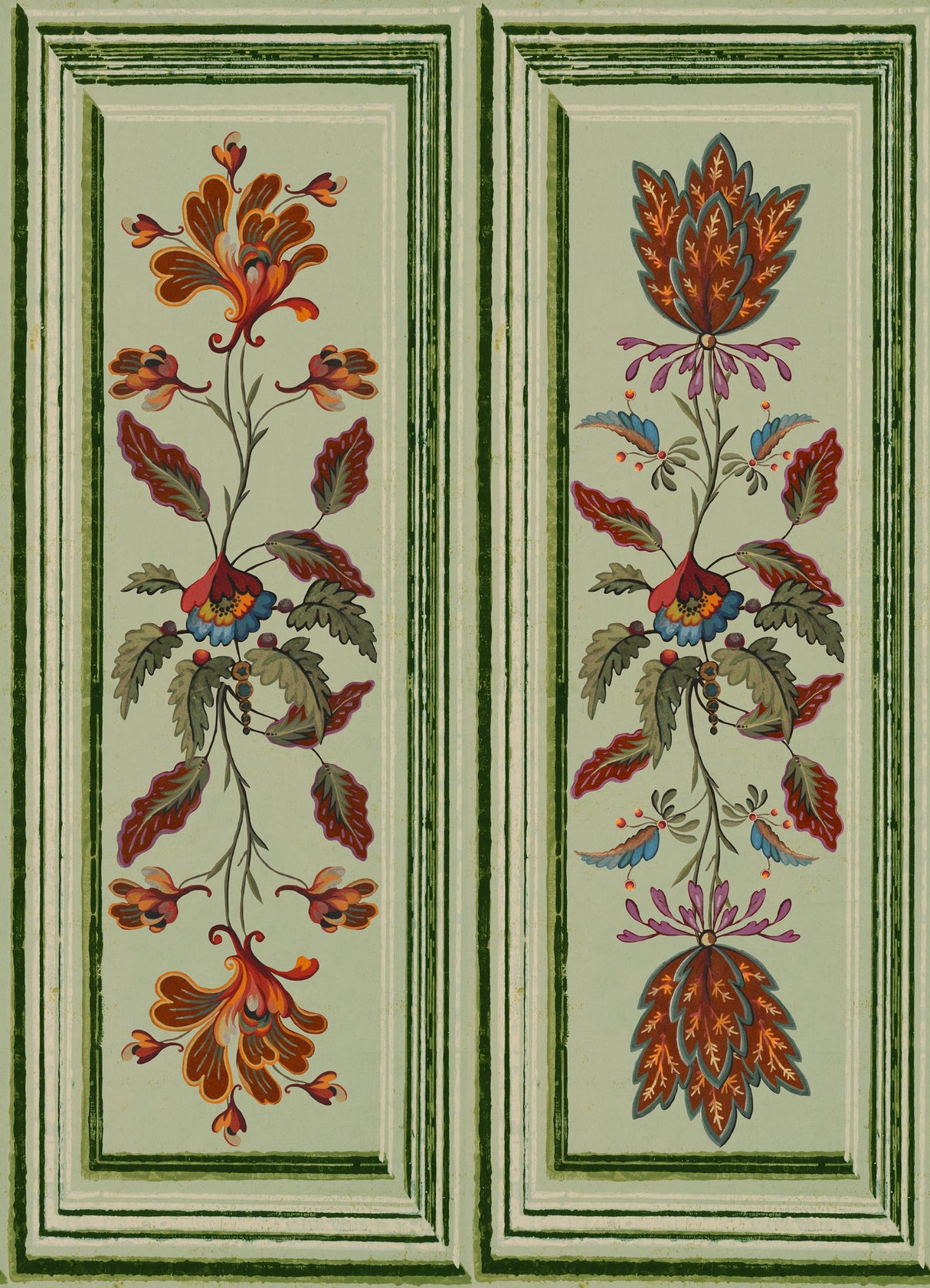 MindTheGap TYROLEAN PANEL Alpen Green TYROL Wallpaper