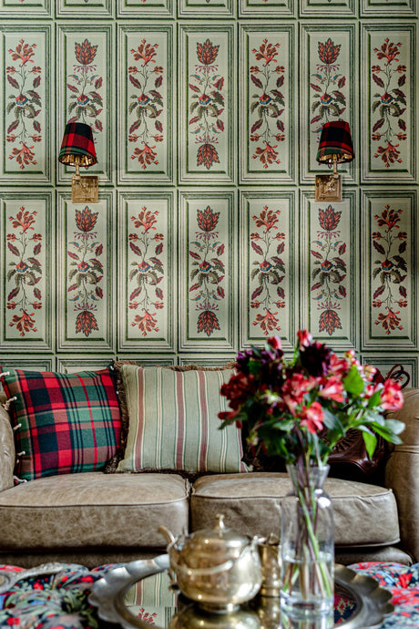 MindTheGap TYROLEAN PANEL Alpen Green TYROL Wallpaper