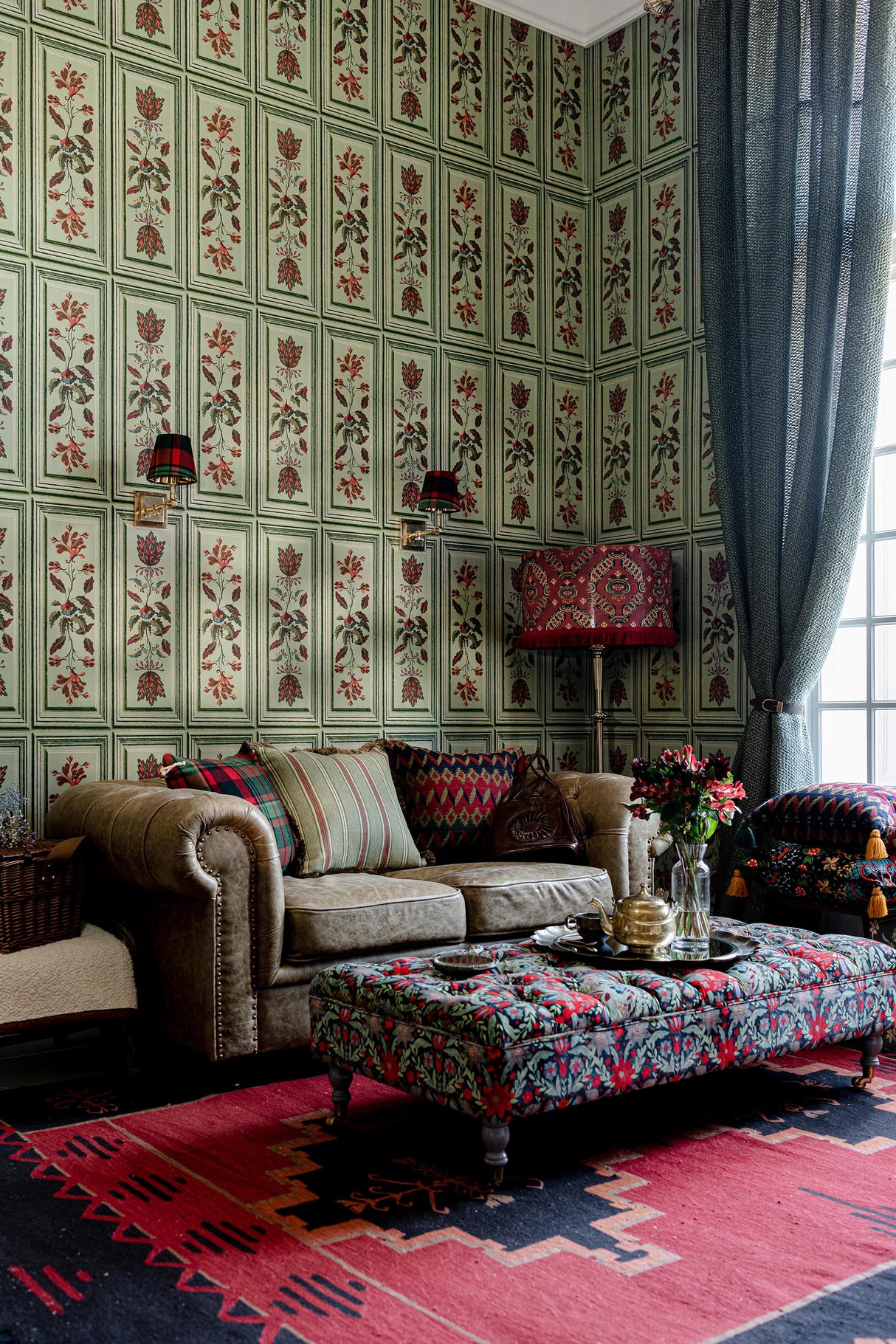 MindTheGap TYROLEAN PANEL Alpen Green TYROL Wallpaper